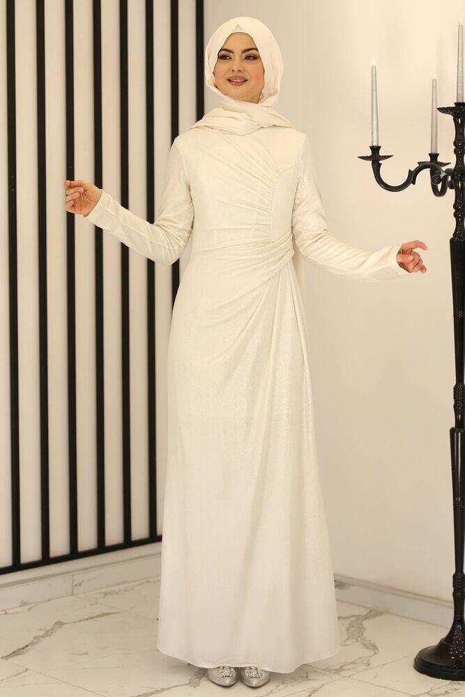 Asalet Abiye Ekru - Fashion Showcase Design - FSC3004 