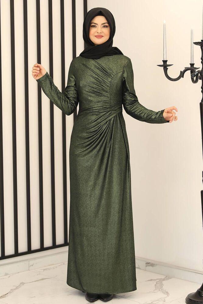 Asalet Abiye Yeşil - Fashion Showcase Design - FSC3004 