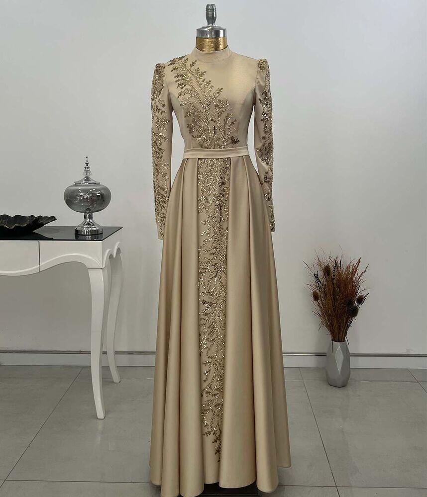 Çağla Abiye Gold - RANA ZENN - RNZ2302 - Rana Zenn