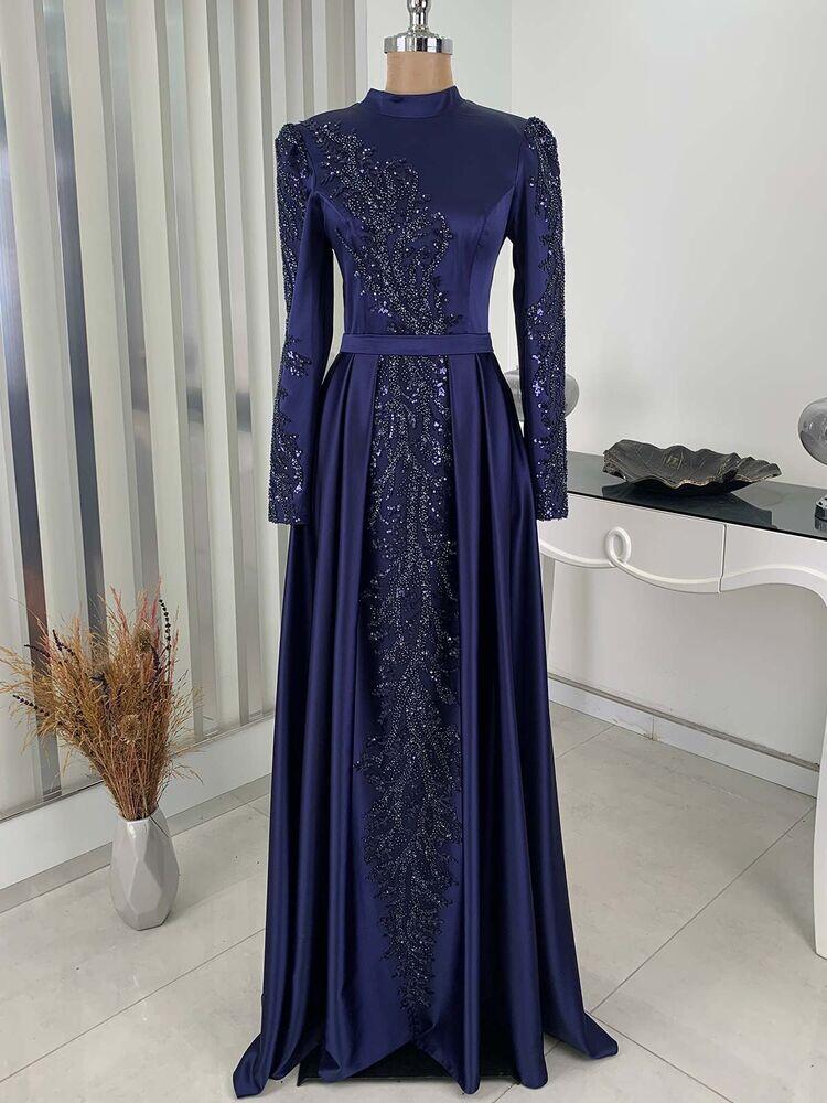 Çağla Abiye Lacivert - RANA ZENN - RNZ2302 