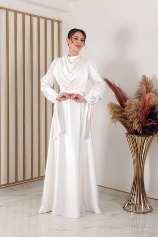 Degaje Abiye - Ekru - FSC3006 