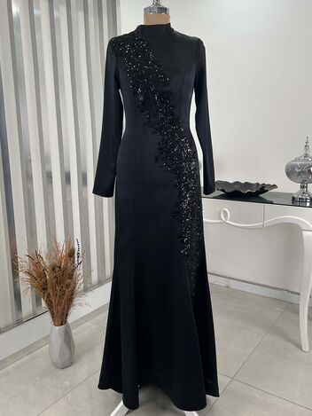 Deniz Abiye Siyah - RANA ZENN - RNZ2333 