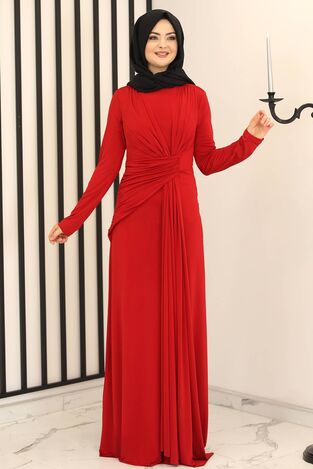 Favori Abiye Kırmızı - Fashion Showcase Design - FSC3010 