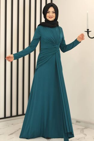 Favori Abiye Yeşil - Fashion Showcase Design - FSC3010 