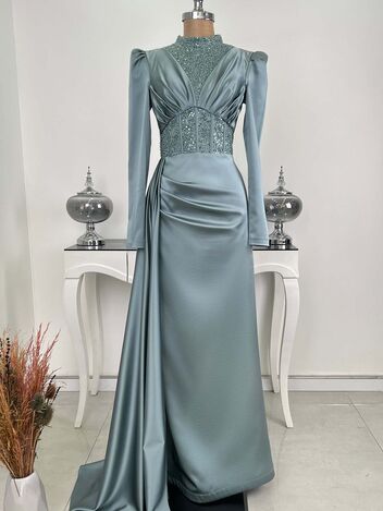 Güler Abiye Mint - RANA ZENN - RNZ2334 