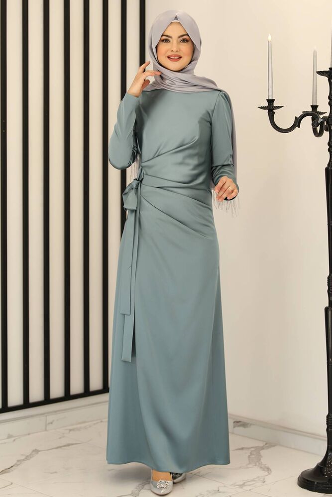 Hülya Abiye Mint - Fashion Showcase Design - FSC3007 