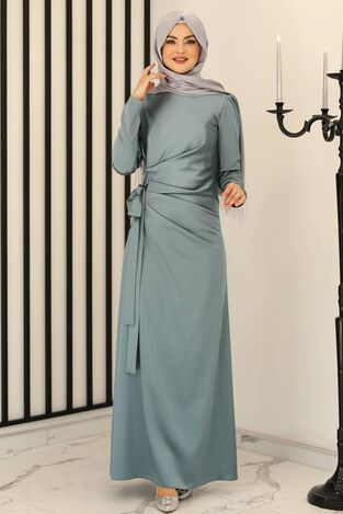 Hülya Abiye Mint - Fashion Showcase Design - FSC3007 