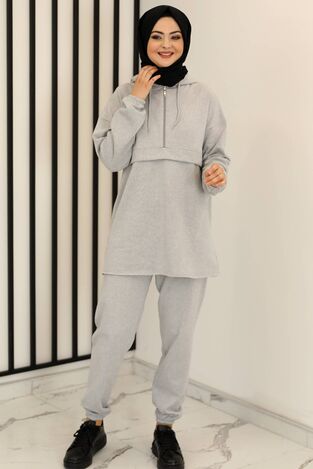İlk Eşofman Takım Gri - Fashion Showcase Design - FSC2160 