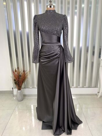 Lavin Abiye Gri - RANA ZENN - RNZ8045 