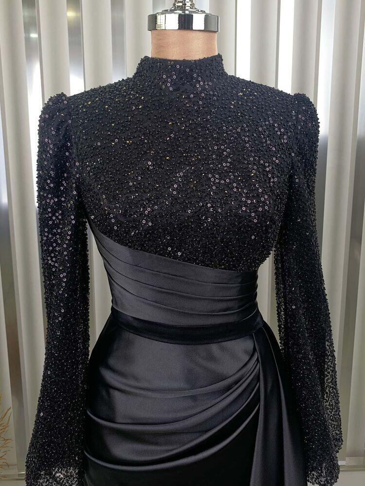 Lavin Abiye Siyah - RANA ZENN - RNZ8045 