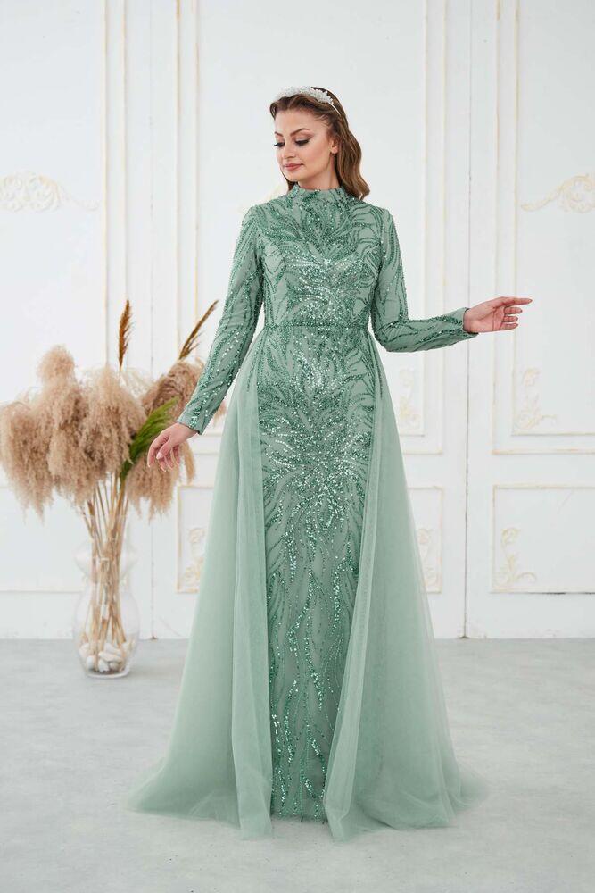 Liva Abiye Mint - Dresslife Tesettür Giyim - DRS3016 