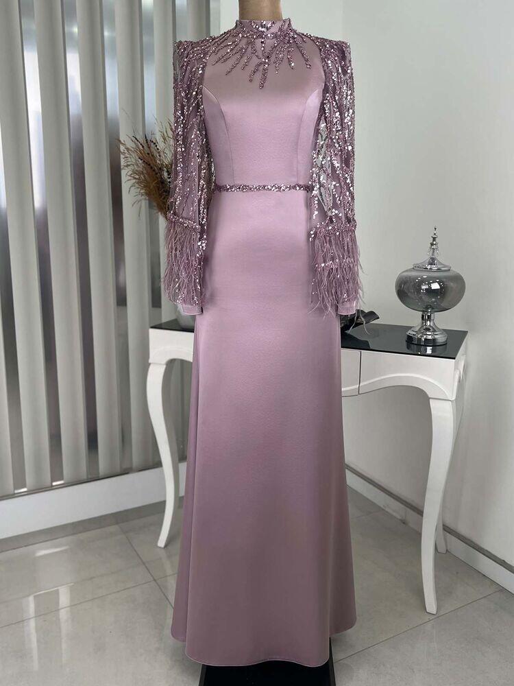 Matmazel Abiye Lila - RANA ZENN - RNZ2350 