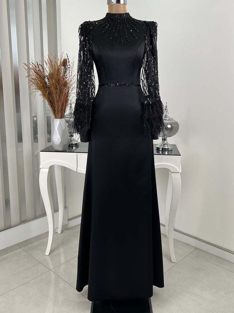 Matmazel Abiye Siyah - RANA ZENN - RNZ2350 