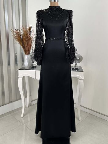 Matmazel Abiye Siyah - RANA ZENN - RNZ2350 