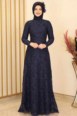 Meyra Abiye Lacivert - Fashion Showcase Design - FSC2120 