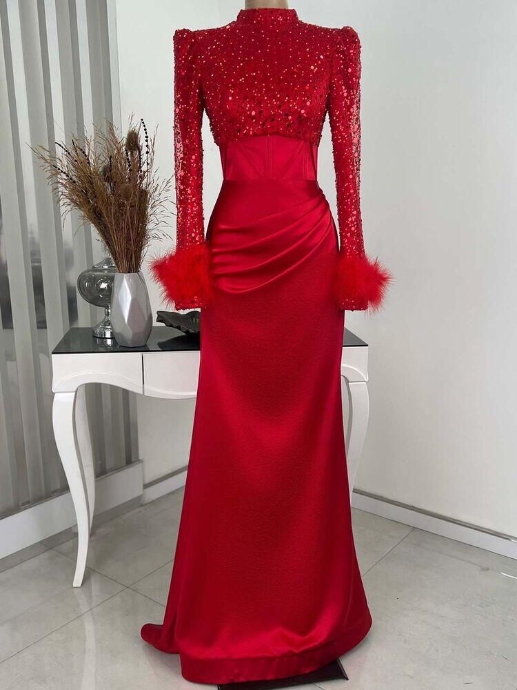 Sahra Abiye Kırmızı - RANA ZENN - RNZ2353 