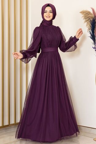 Sükse Abiye Mor - Fashion Showcase Design - FSC2079 