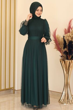 Sükse Abiye Petrol - Fashion Showcase Design - FSC2079 
